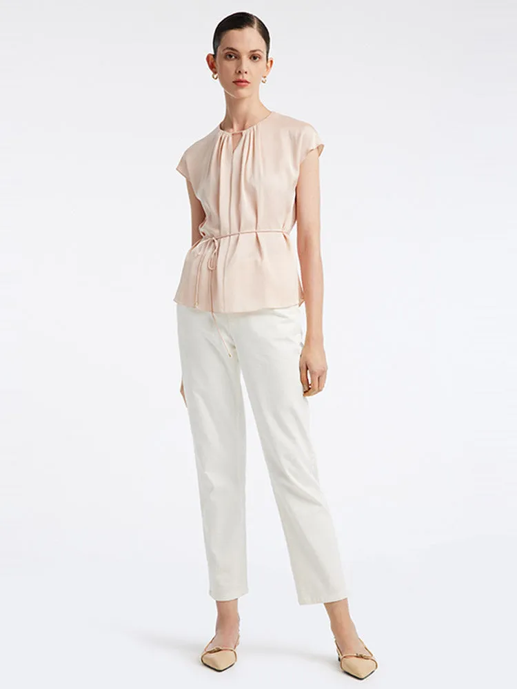 22 Momme Stretch Silk Tank Top sold by Goelia product image thumbnail 2