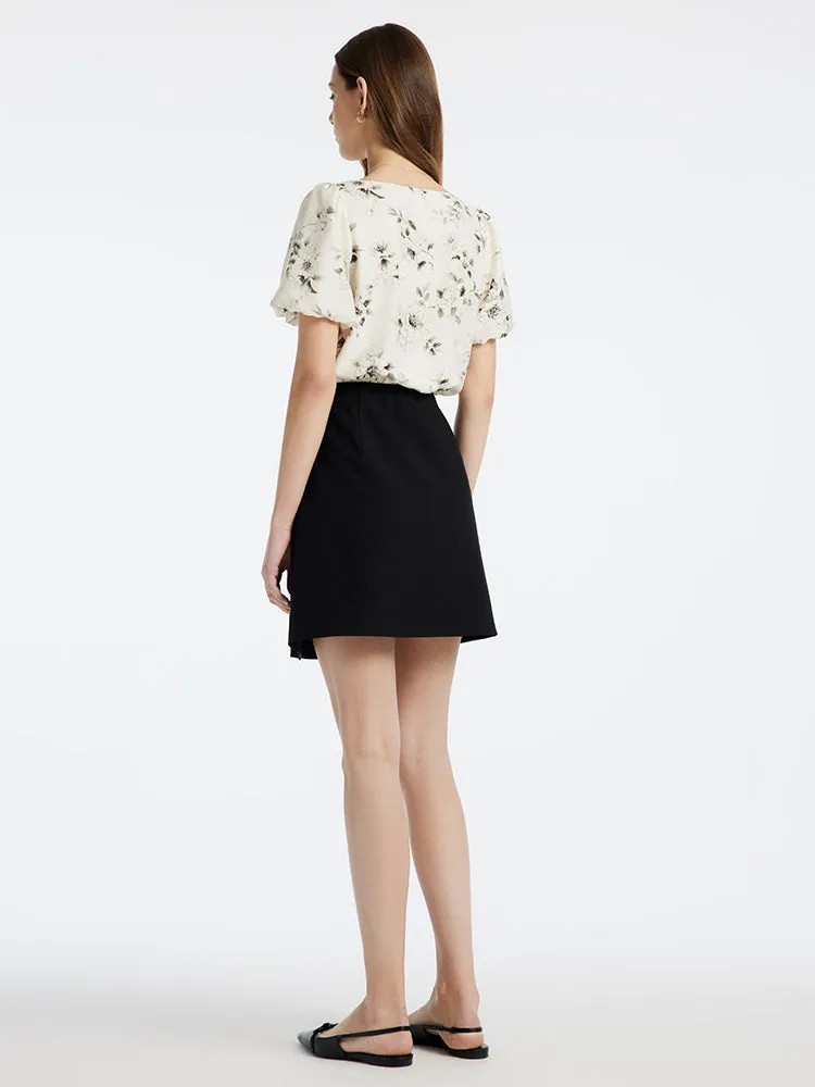 Ink Women Blouse And Slit Half Skirt Two-piece Set sold by Goelia product image thumbnail 4