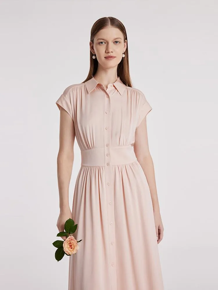 22 Momme Stretch Silk Maxi Dress sold by Goelia product image thumbnail 3