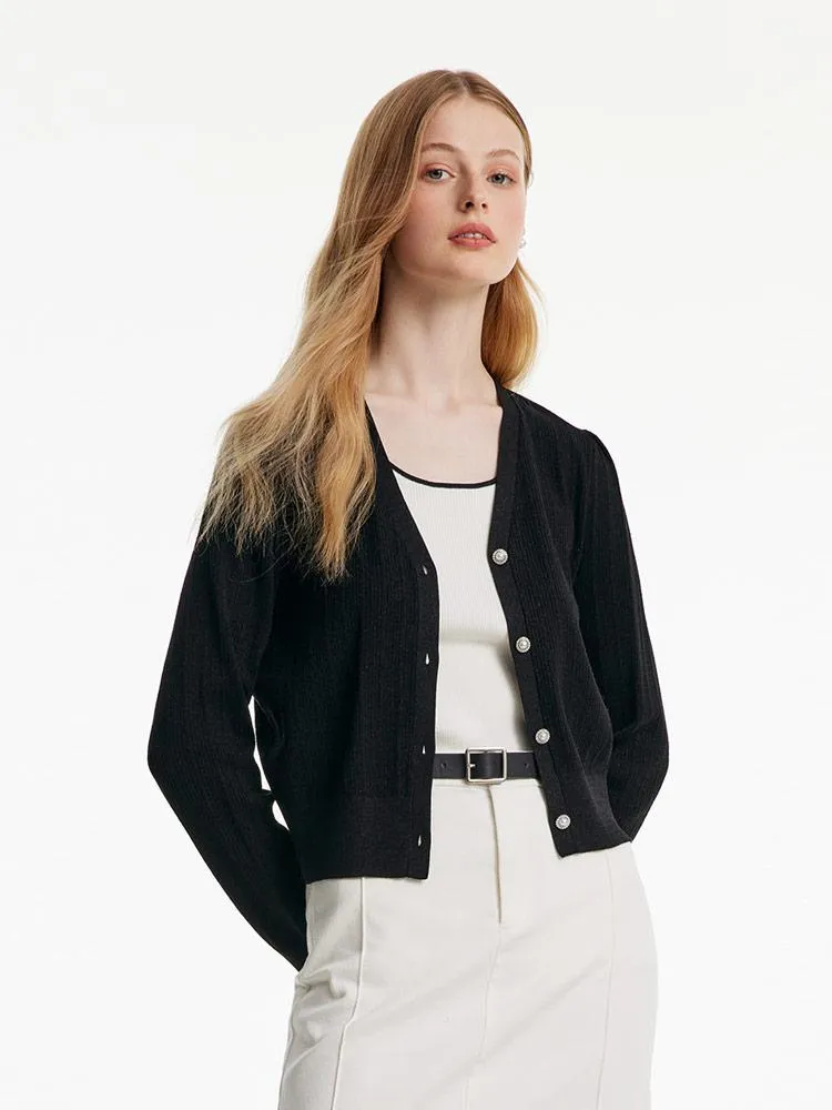 Tencel Mulberry Silk Vest And Women Cardigan sold by Goelia