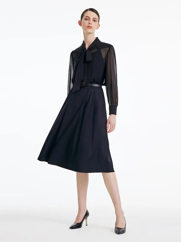 10 Momme Silk Woven Shirt With Knitted Camisole sold by Goelia product image thumbnail 2