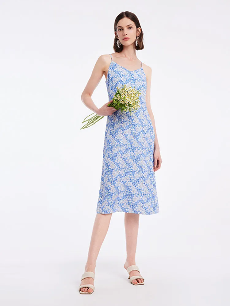 Spaghetti Strap Midi Dress With Knitted Cardigan Two-Piece Set sold by Goelia product image thumbnail 5