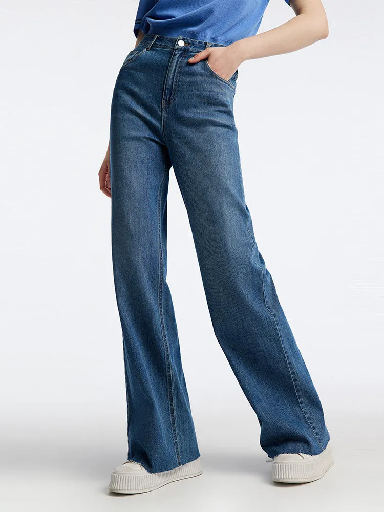 Loose Cut Hem Straight Jeans sold by Goelia product image thumbnail 5
