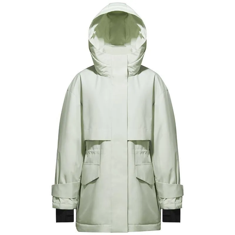 Hooded Gathered Waist Short Goose Down Garment sold by Goelia product image thumbnail 5