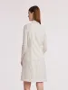 A-Line Sleeveless Tweed Dress sold by Goelia