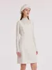 A-Line Sleeveless Tweed Dress sold by Goelia