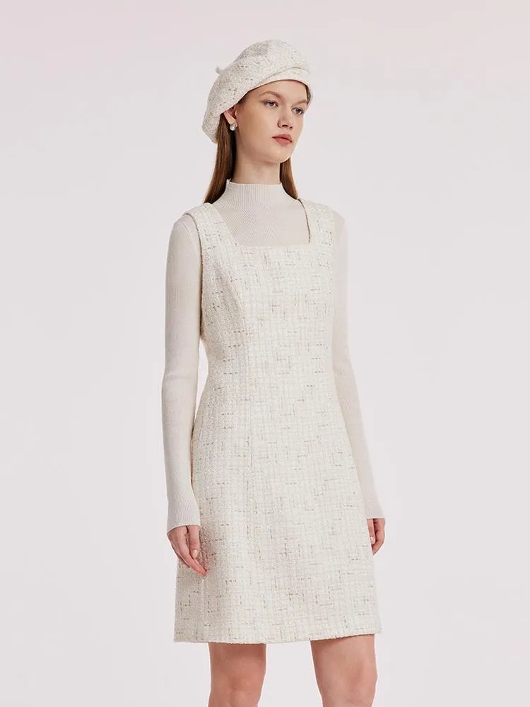 A-Line Sleeveless Tweed Dress sold by Goelia product image thumbnail 4