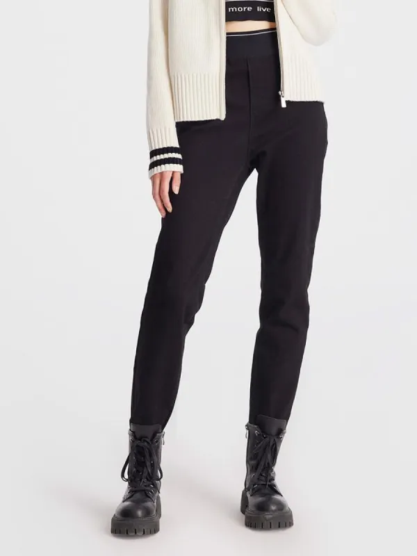 Black Fleece Stretchy Waist Jeans sold by Goelia