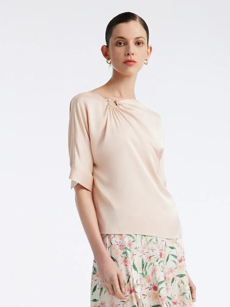 22 Momme Stretch Silk Women Blouse sold by Goelia product image thumbnail 5