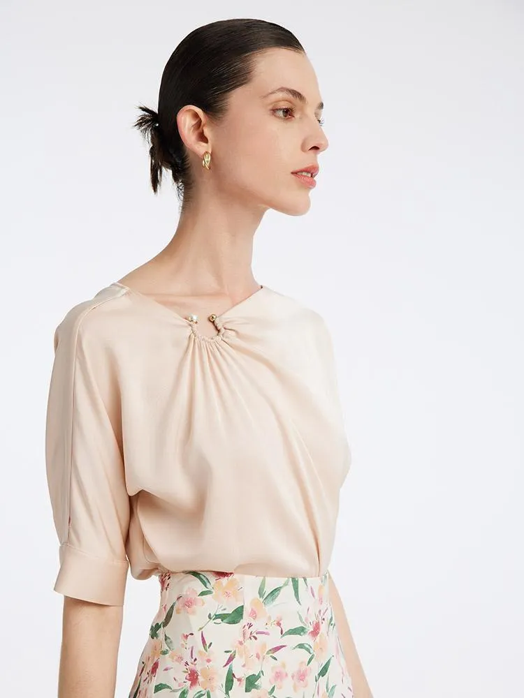 22 Momme Stretch Silk Women Blouse sold by Goelia product image thumbnail 3