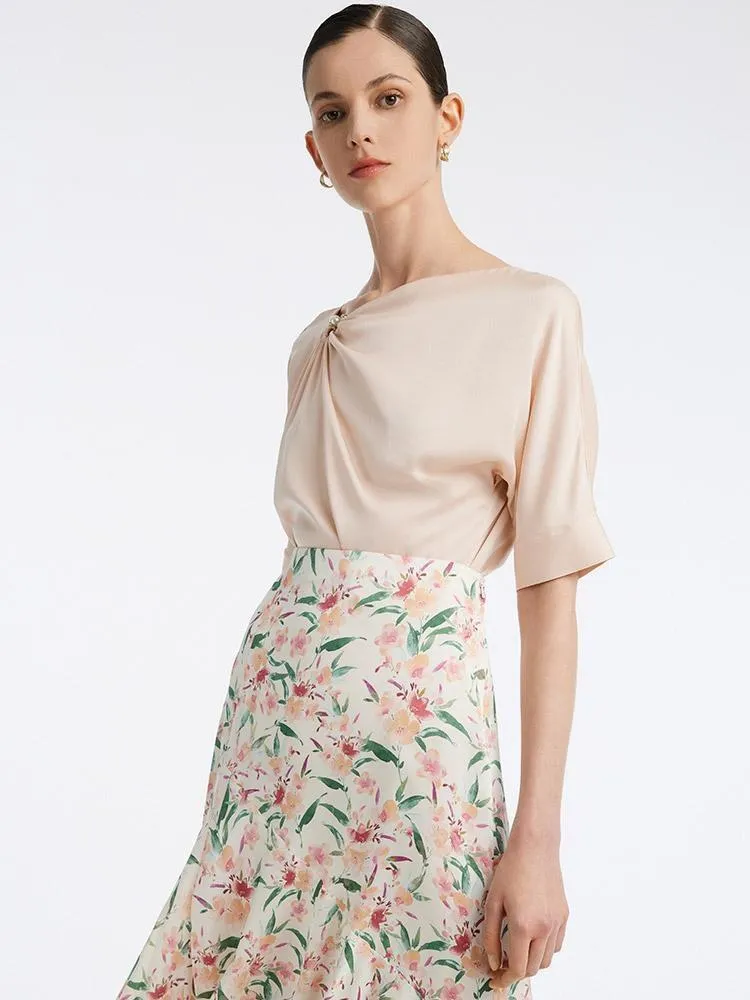 22 Momme Stretch Silk Women Blouse sold by Goelia product image thumbnail 4