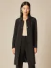 Lapel Mid-Length Women Trench Coat With Belt sold by Goelia