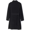Lapel Mid-Length Women Trench Coat With Belt sold by Goelia