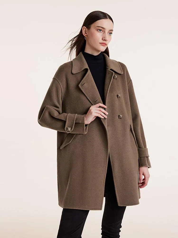 Tencel Woolen Double-Faced Coat sold by Goelia product image thumbnail 5