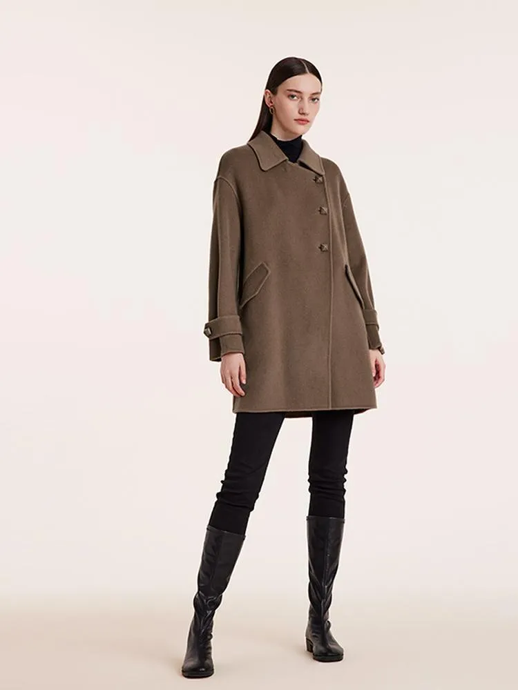 Tencel Woolen Double-Faced Coat sold by Goelia product image thumbnail 2