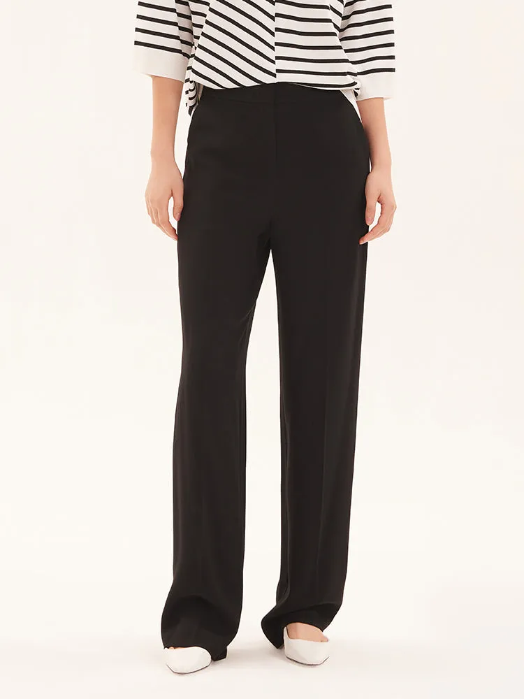 Black Acetate Wide Leg Pants sold by Goelia product image thumbnail 2