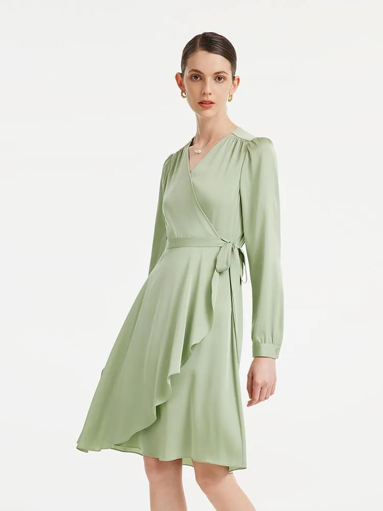 22 Momme Silk Tea-break Midi Dress sold by Goelia product image thumbnail 5