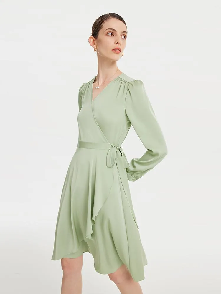 22 Momme Silk Tea-break Midi Dress sold by Goelia product image thumbnail 4