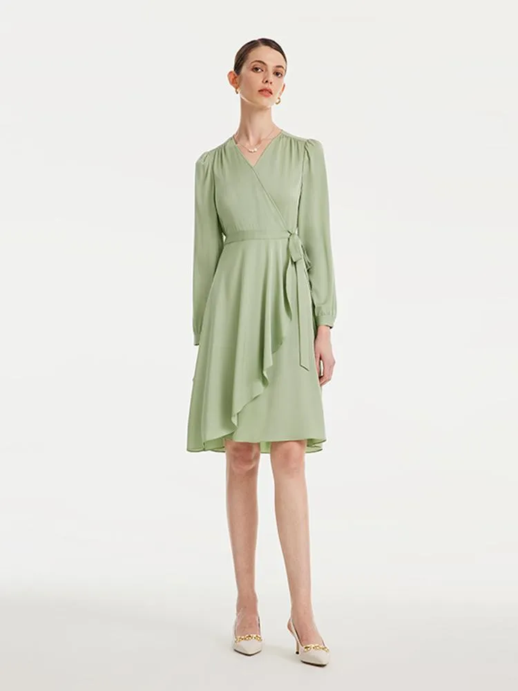 22 Momme Silk Tea-break Midi Dress sold by Goelia product image thumbnail 2