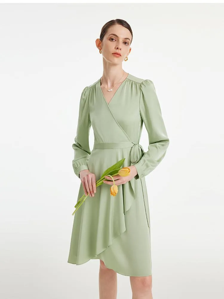 22 Momme Silk Tea-break Midi Dress sold by Goelia product image thumbnail 3