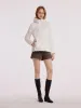 White Hooded Goose Down Garment sold by Goelia