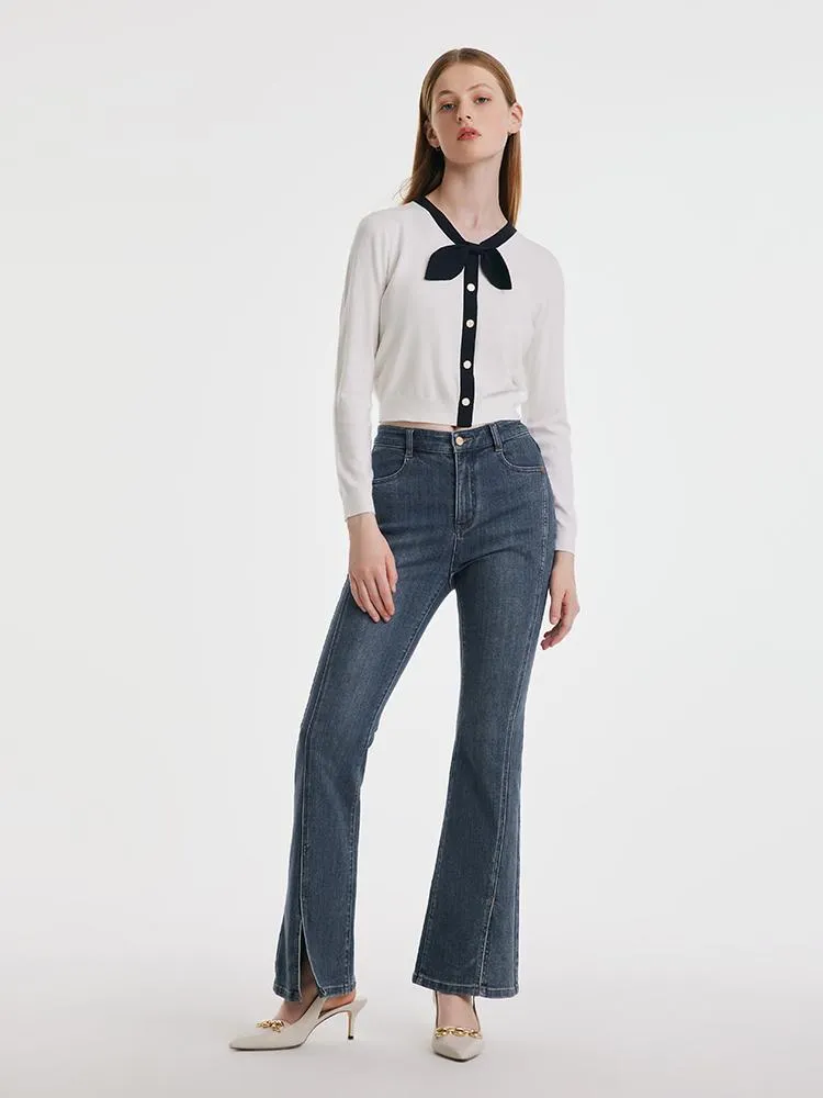 Tencel And Woolen Bowknot Women Sweater sold by Goelia product image thumbnail 5