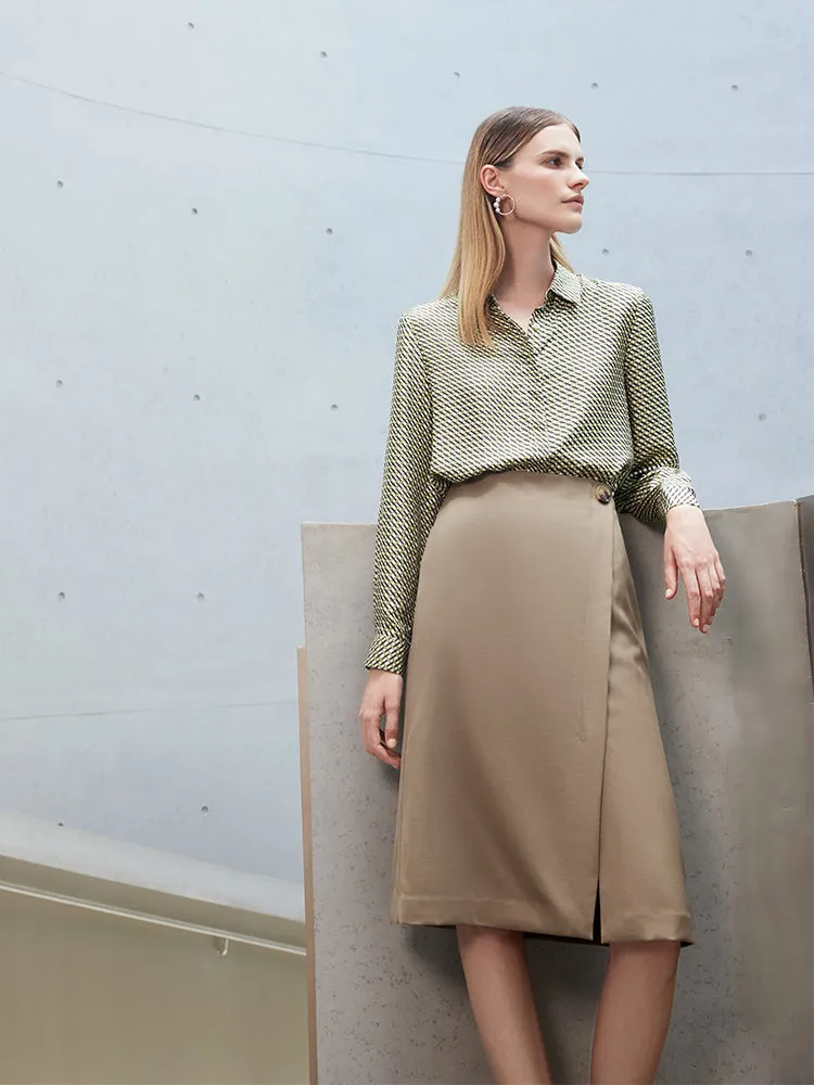 14 Momme Silk Print Shirt sold by Goelia product image thumbnail 2