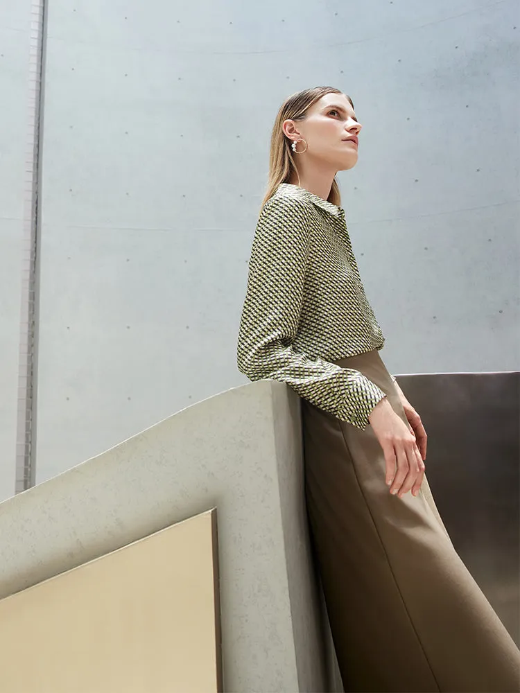 14 Momme Silk Print Shirt sold by Goelia product image thumbnail 3