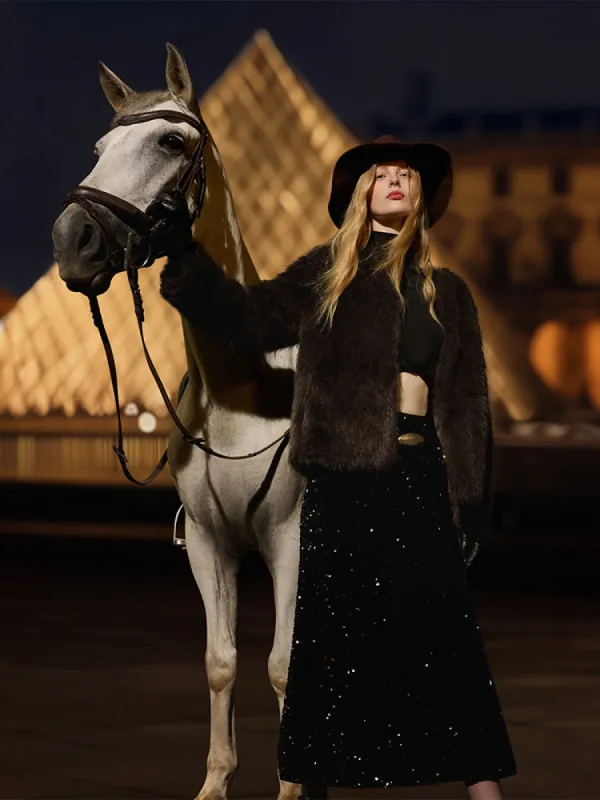 Eco-friendly Fur Women Short Coat sold by Goelia