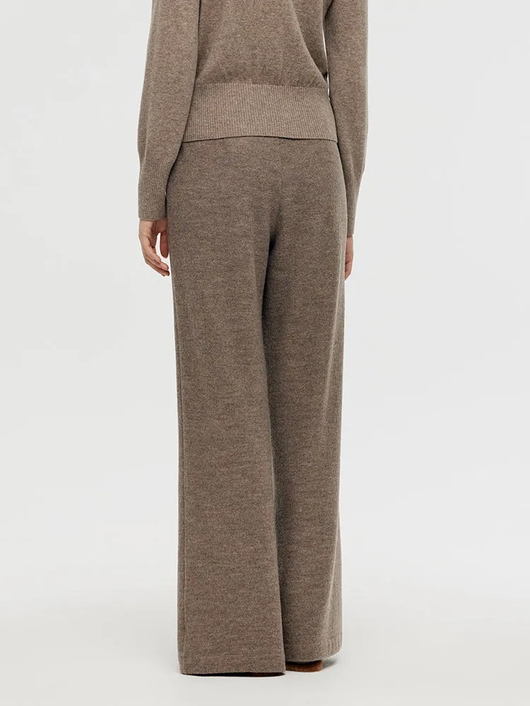 Wool High-Waisted Women Palazzo Pants sold by Goelia product image thumbnail 3