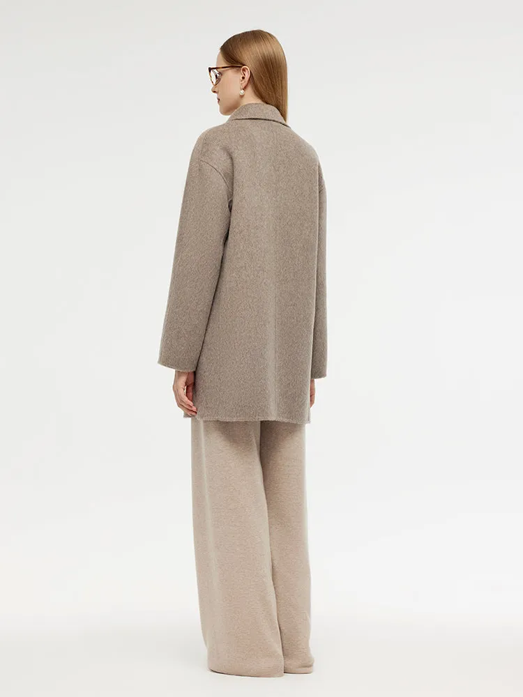 Wool Alpaca Women Mid-Length Coat sold by Goelia product image thumbnail 3