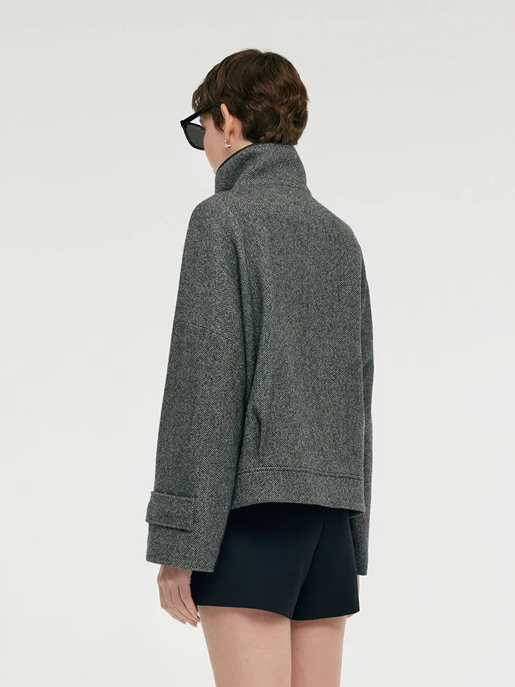 Washable Wool Women Boxy Coat sold by Goelia product image thumbnail 4