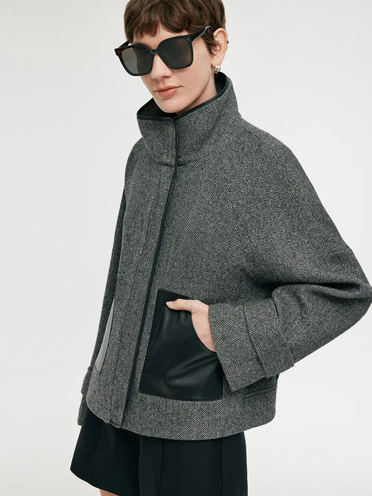 Washable Wool Women Boxy Coat sold by Goelia product image thumbnail 3