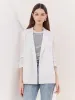 Acetate Minimalist One-Button Blazer sold by Goelia