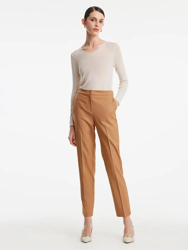 Woolen V-Neck Bottom Women Sweater sold by Goelia product image thumbnail 2