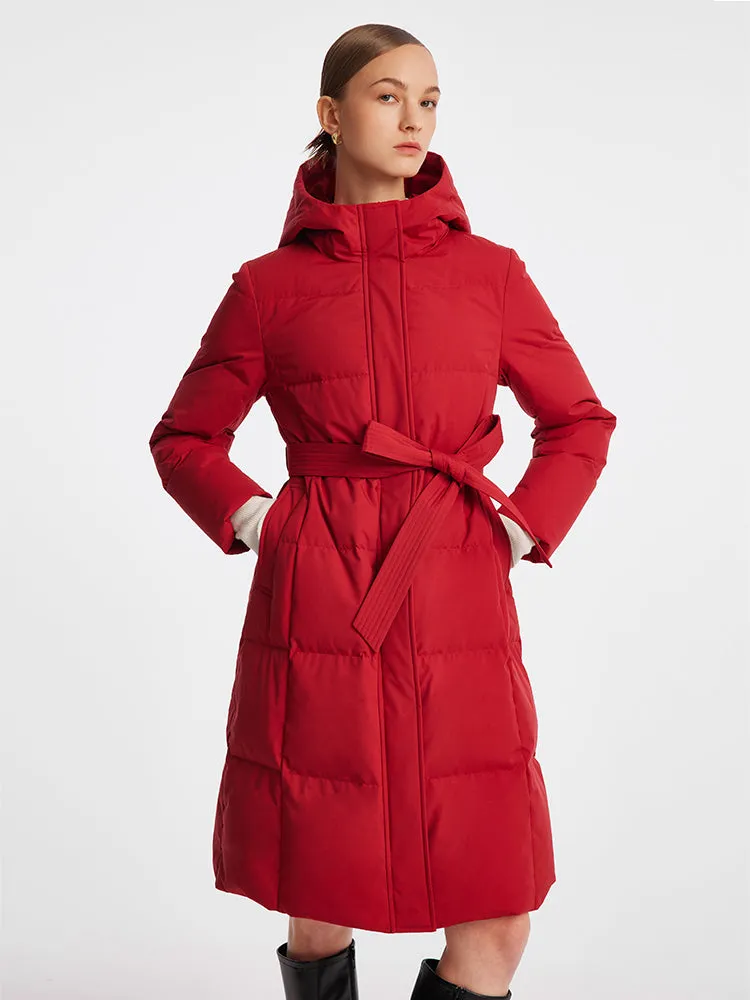 Hooded Long Goose Down Garment sold by Goelia product image thumbnail 2