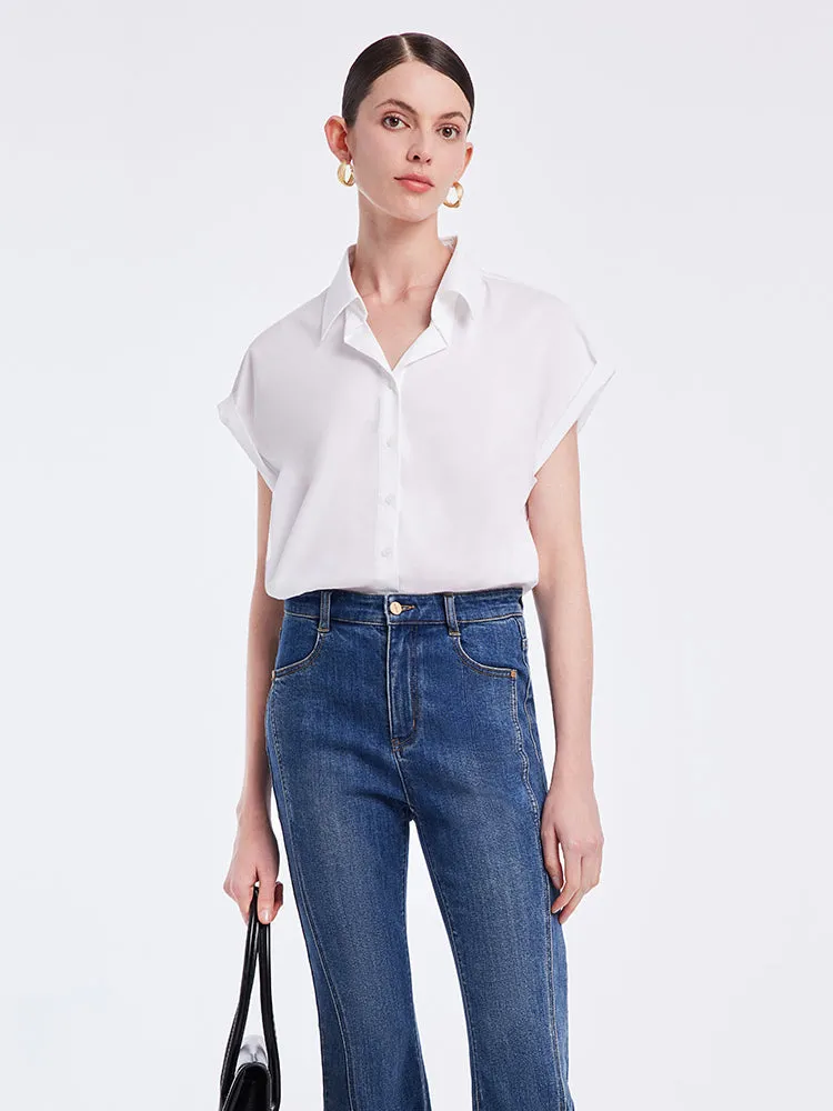 Short Sleeve White Shirt sold by Goelia product image thumbnail 4