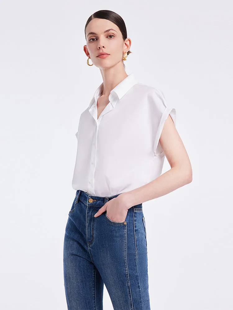 Short Sleeve White Shirt sold by Goelia product image thumbnail 3
