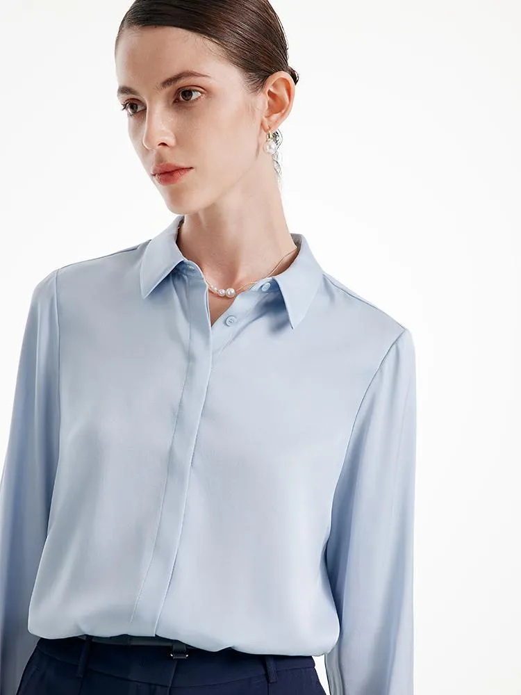 22 Momme Pure Silk Women Shirt sold by Goelia product image thumbnail 5