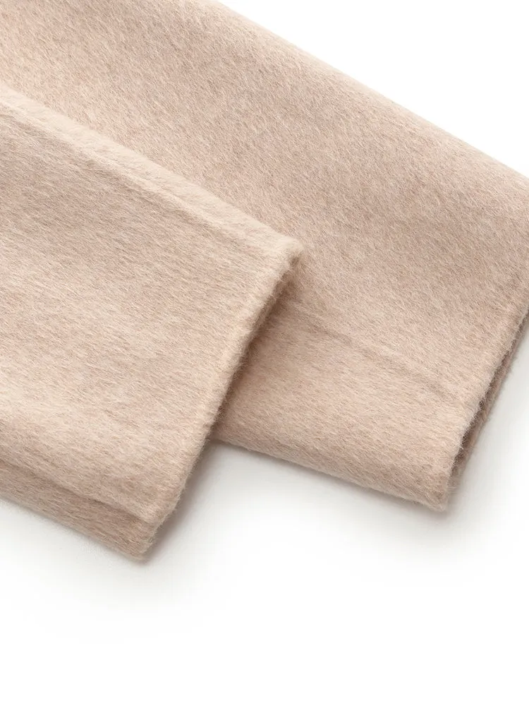 Wool Alpaca Double-Breasted Women Coat sold by Goelia product image thumbnail 5