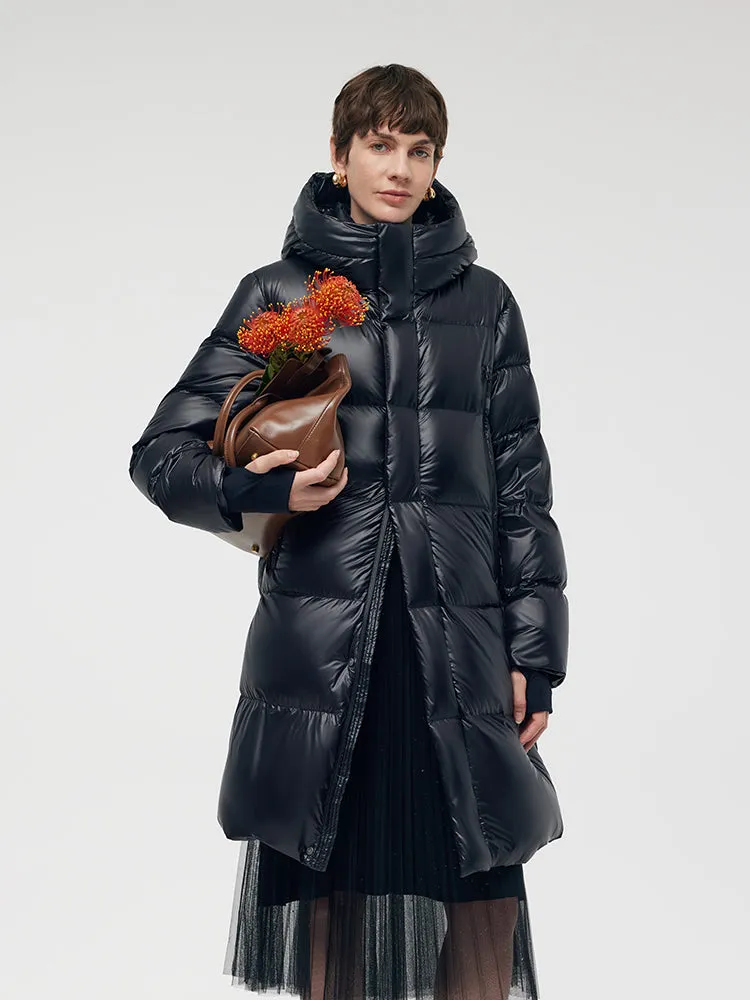 Windproof Warm Hooded Goose Down Coat sold by Goelia product image thumbnail 5