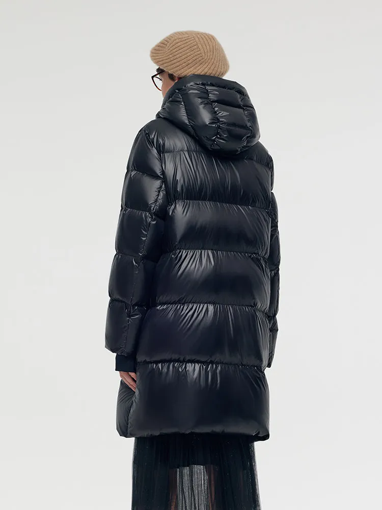 Windproof Warm Hooded Goose Down Coat sold by Goelia product image thumbnail 4