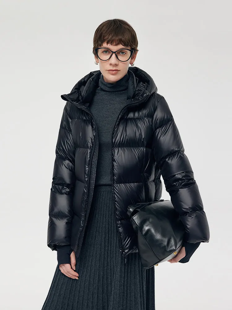 Windproof Warm Hooded Goose Down Jacket sold by Goelia