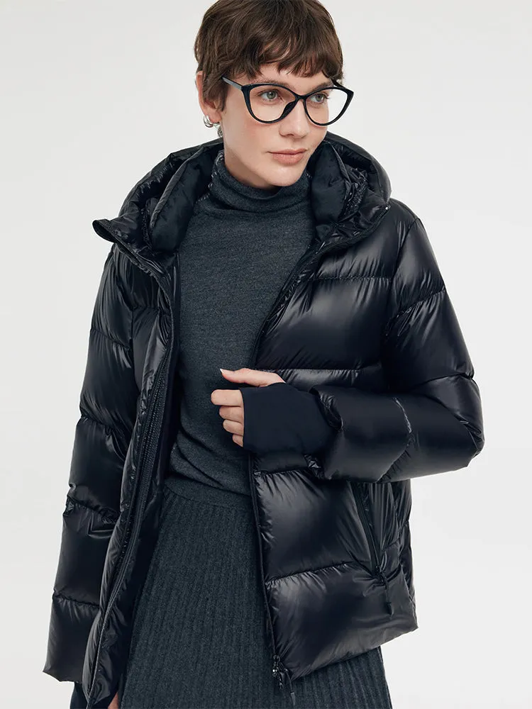 Windproof Warm Hooded Goose Down Jacket sold by Goelia product image thumbnail 5