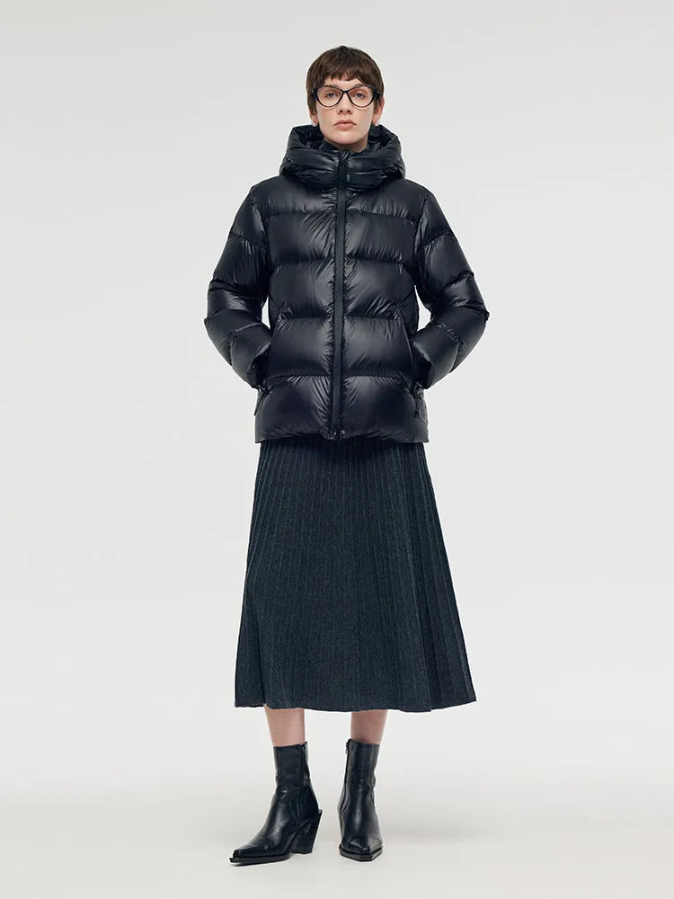 Windproof Warm Hooded Goose Down Jacket sold by Goelia product image thumbnail 3