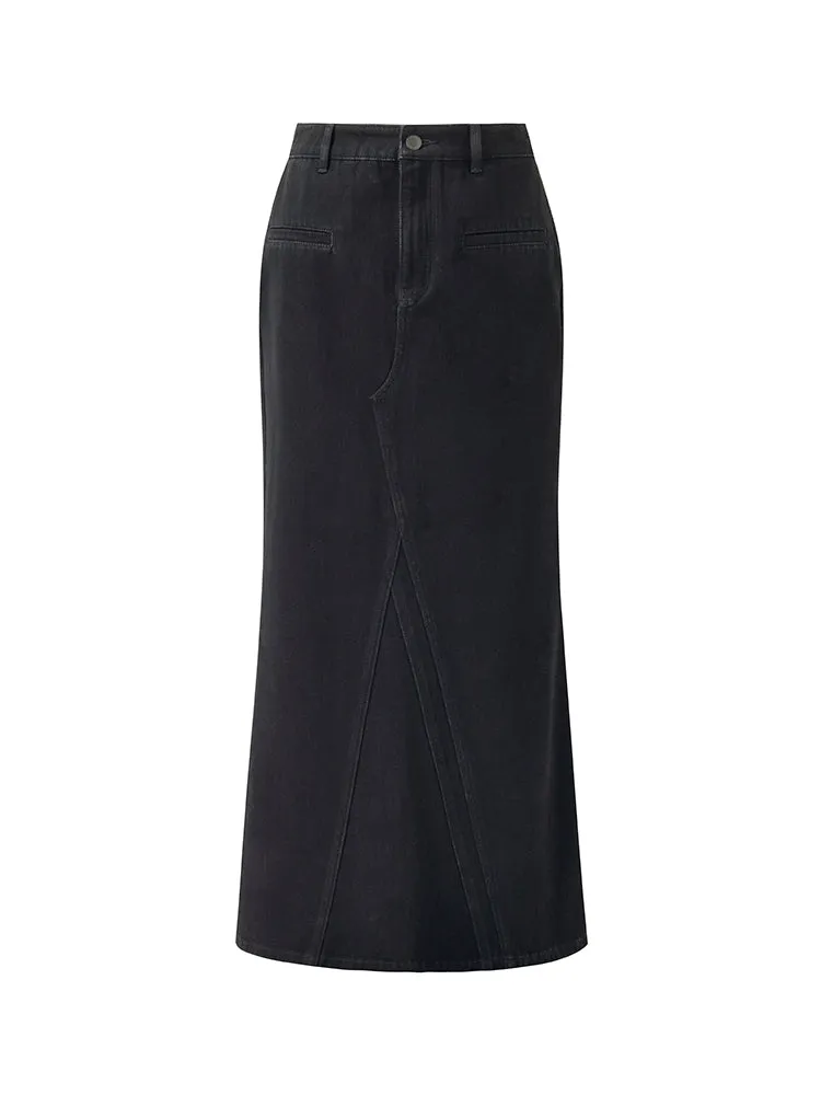 Denim Women Mermaid Skirt sold by Goelia product image thumbnail 3