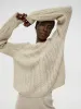 Cashmere Cable Knit Women Sweater sold by Goelia