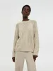 Cashmere Cable Knit Women Sweater sold by Goelia