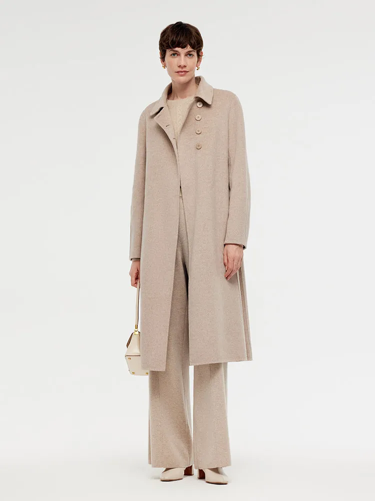Wool Cashmere Women Overcoat sold by Goelia