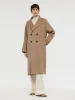 100% Cashmere Lapel Unisex Overcoat sold by Goelia